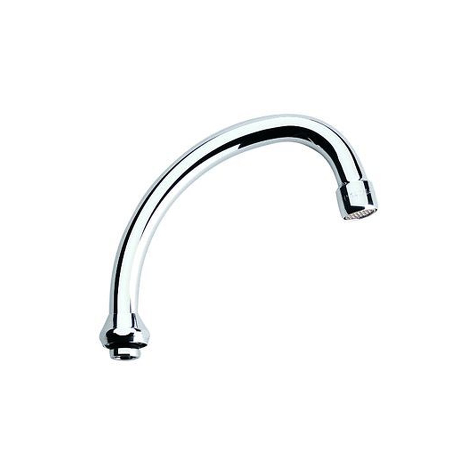 GROHE Rohrauslauf 13071 Ausladung 140 mm schwenkbar Innengewinde 3/4 Zoll Messing verchromt 13071000