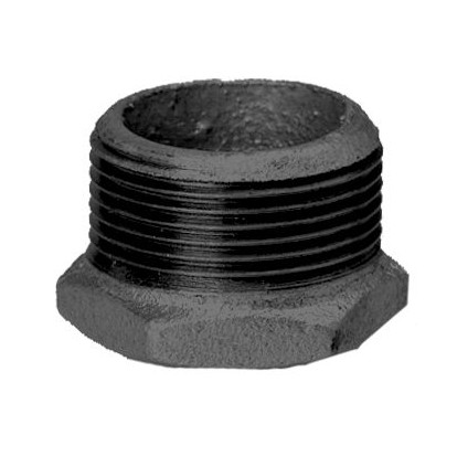 SCHMIDT HERMANN Temperguss Reduzierstück Nr.241 2 x 3-4 Zoll schwarz 14241033