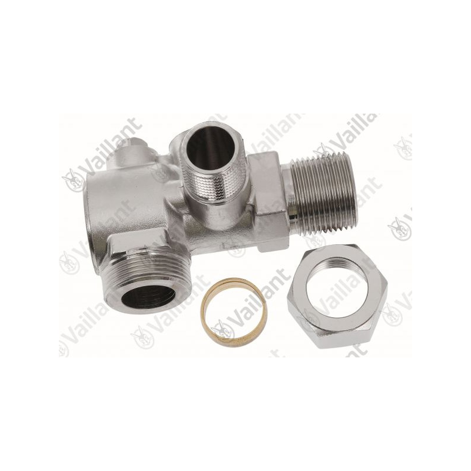 Vaillant Wartungshahn Eck Rp 3/4 Anschlusskonsole VC Installations-Set Unterputz 0020224255