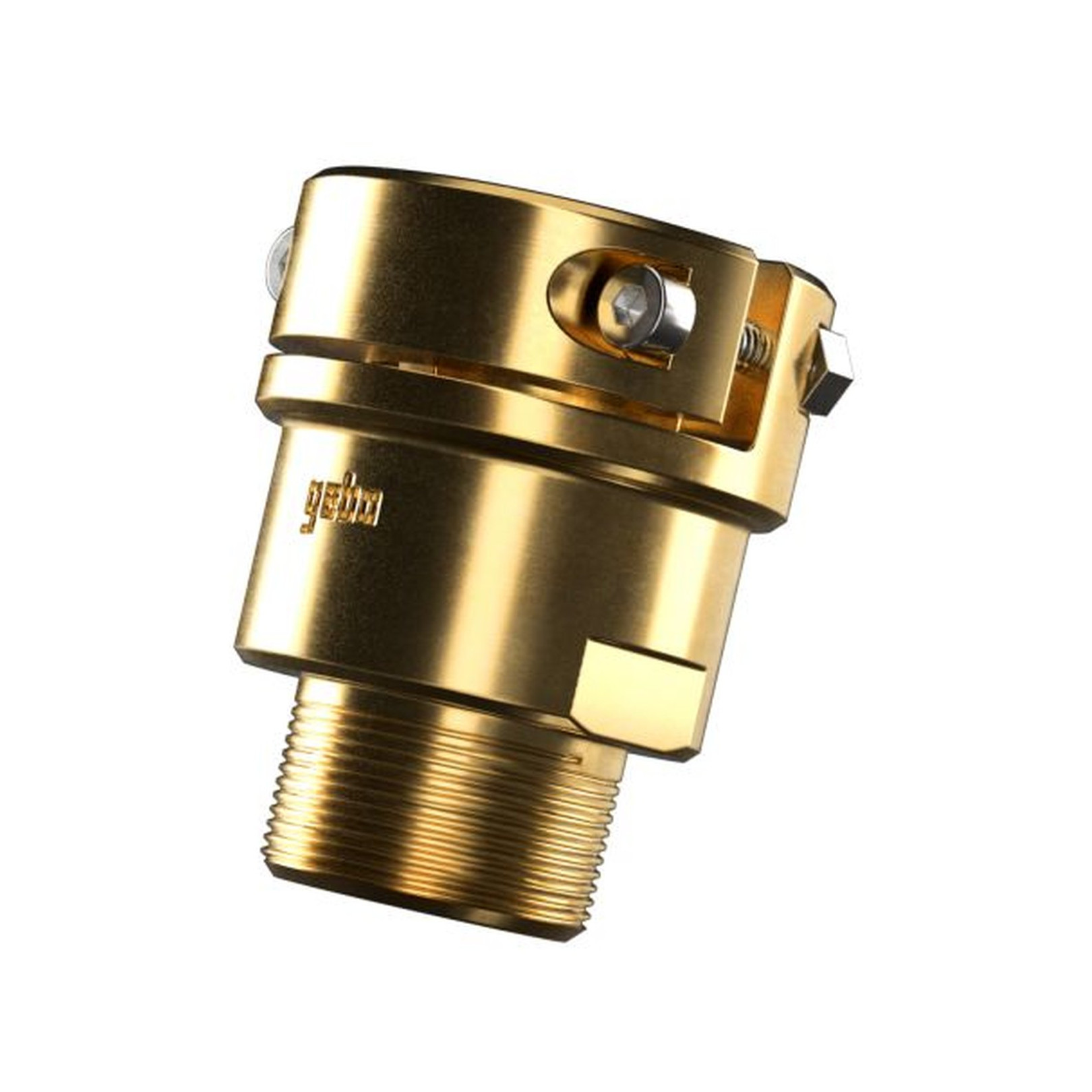 Gebo Klemmverbinder Stahlrohr DN25 1 Zoll AG MiniGebo Serie 303 Messing Kompaktadapter 01.303.00.03