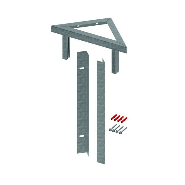 TECE Vorwandsystem Modulbefestigung TECEprofil 320 Wand-Eckmontage verzinkt 9380015