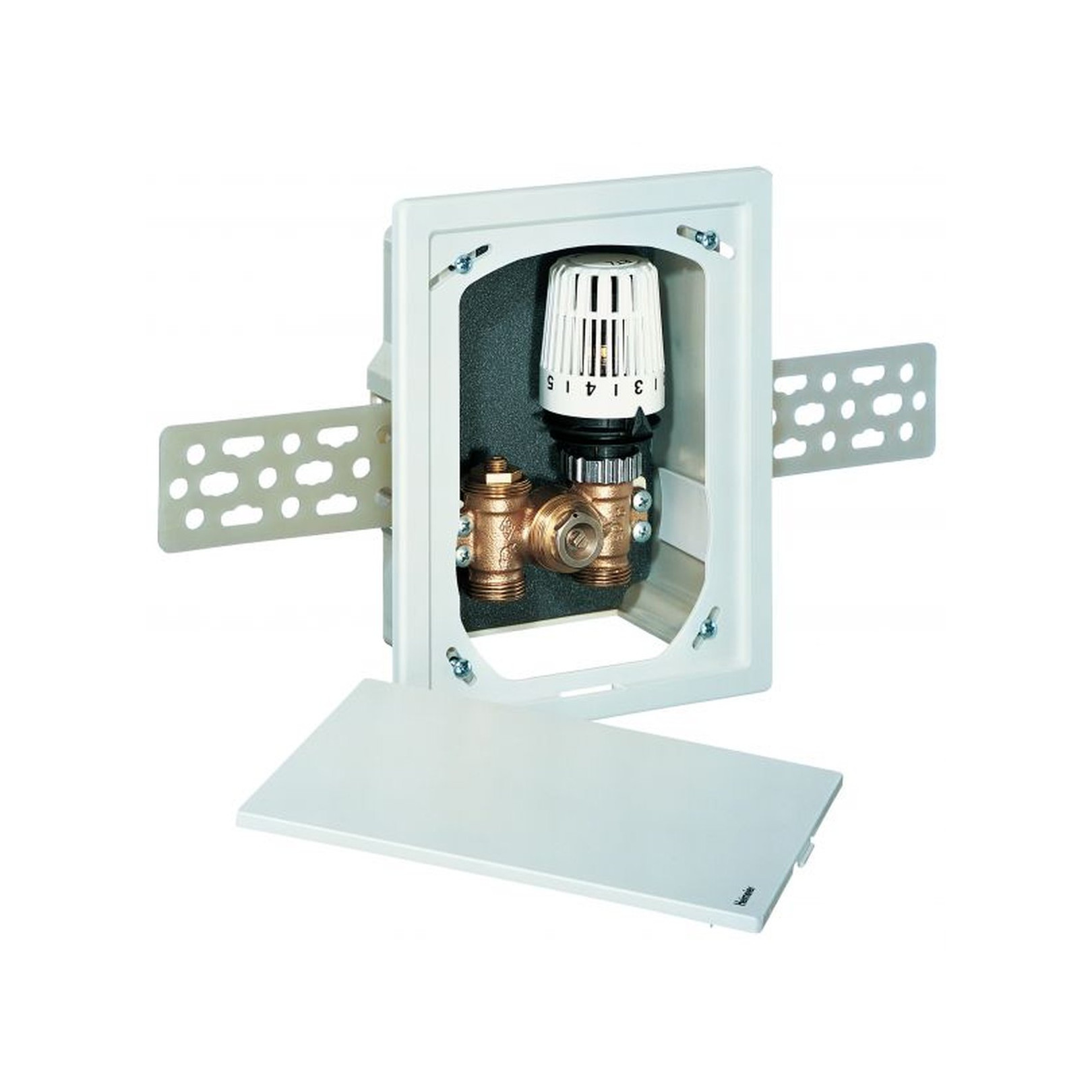 Heimeier Rücklauftemperaturbegrenzer Multibox C RTL Unterputz Kvs 1.35 weiß RAL 9016 9303-00.800
