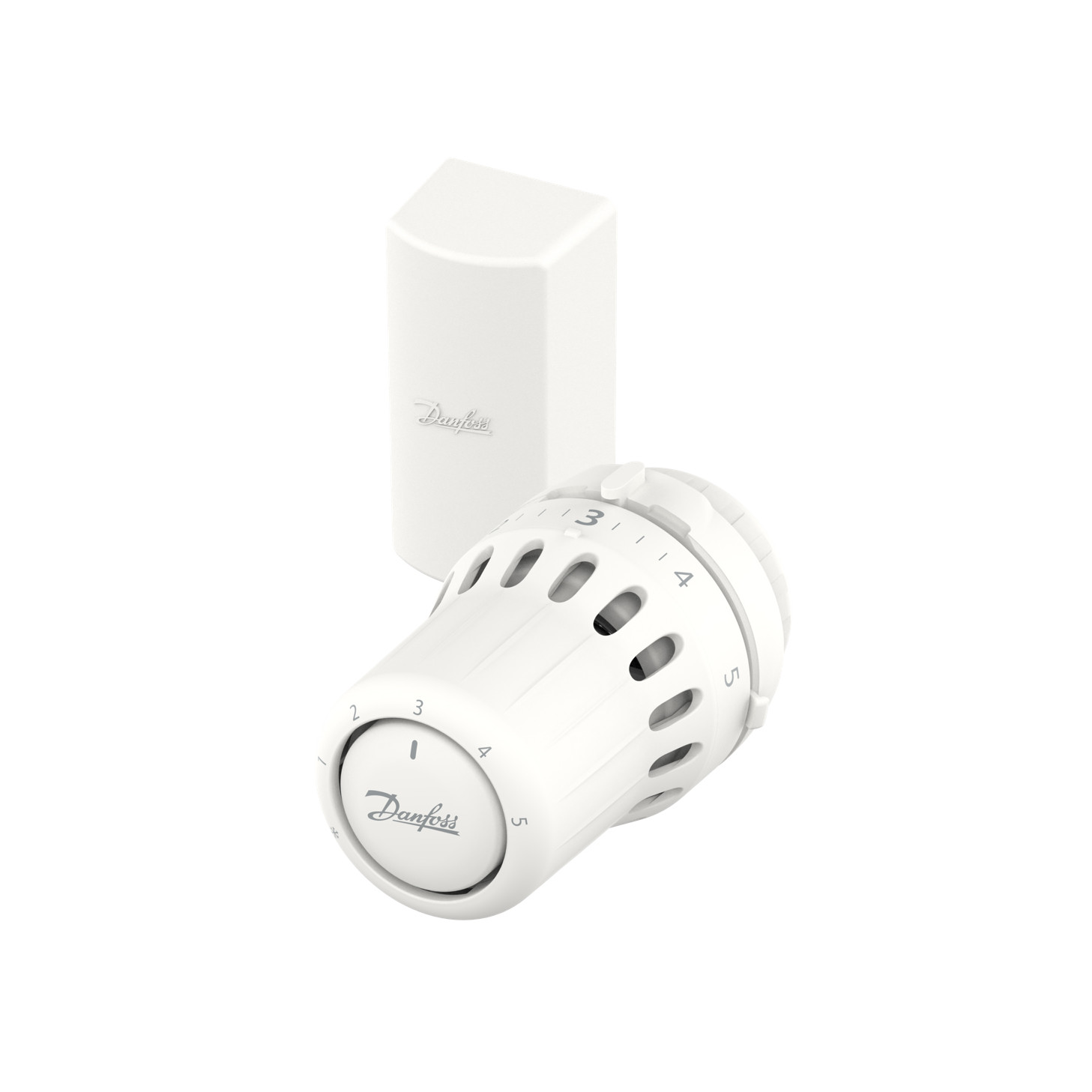 Danfoss Thermostatkopf React RA Click Fernfühler 2m Flansch 23mm Temperaturbereich 8-28°C blockierbar 015G3092