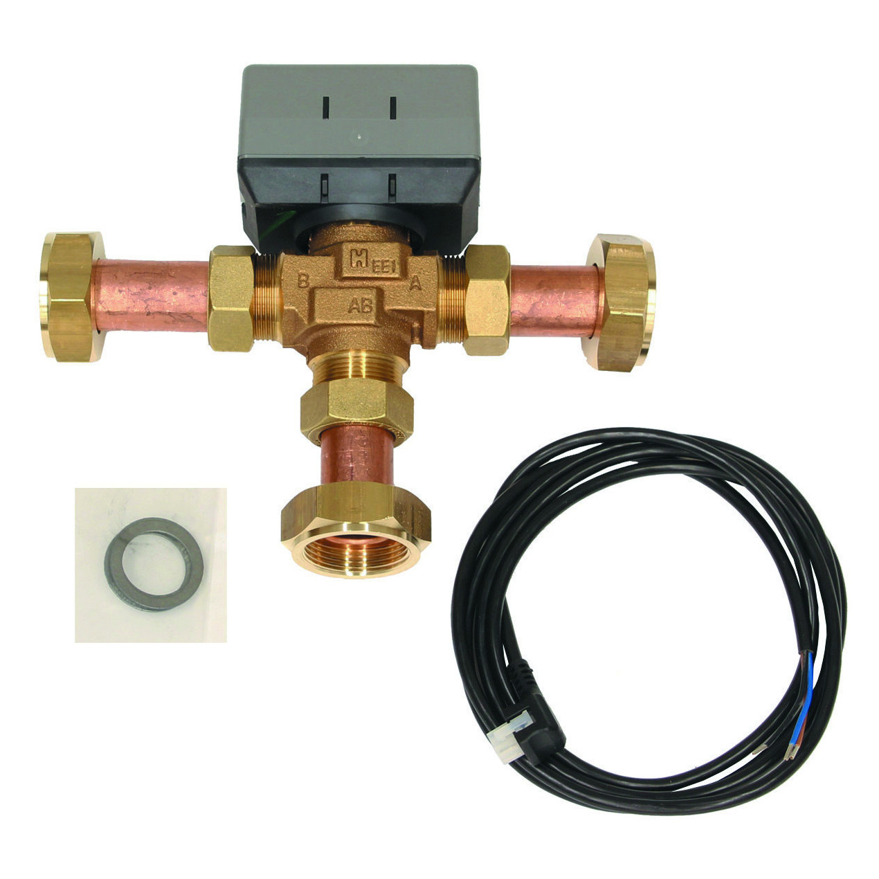 Vaillant 3-Wege-Umschaltventil Anschluss R 1 G 1 1/4 230 V kvs 7,7 Motor 0020036743