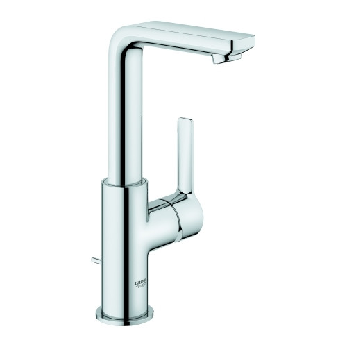 Grohe Waschtischarmatur Einhandbatterie Lineare L-Size Chrom SilkMove 28 mm Keramikkartusche Temperaturbegrenzer 23296001