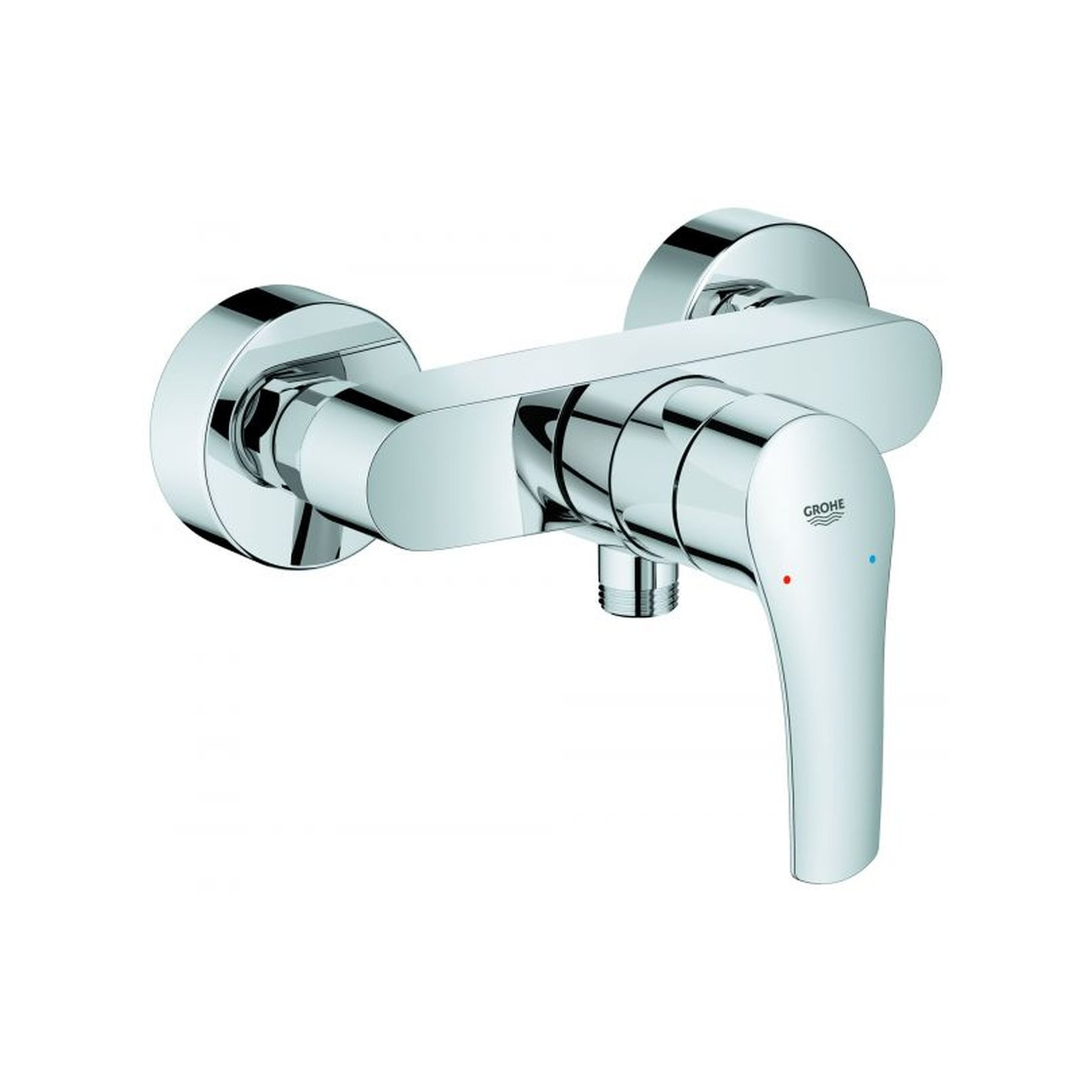 Grohe Eurosmart Einhebel-Brausebatterie Wandmontage eigensicher chrom 33555003