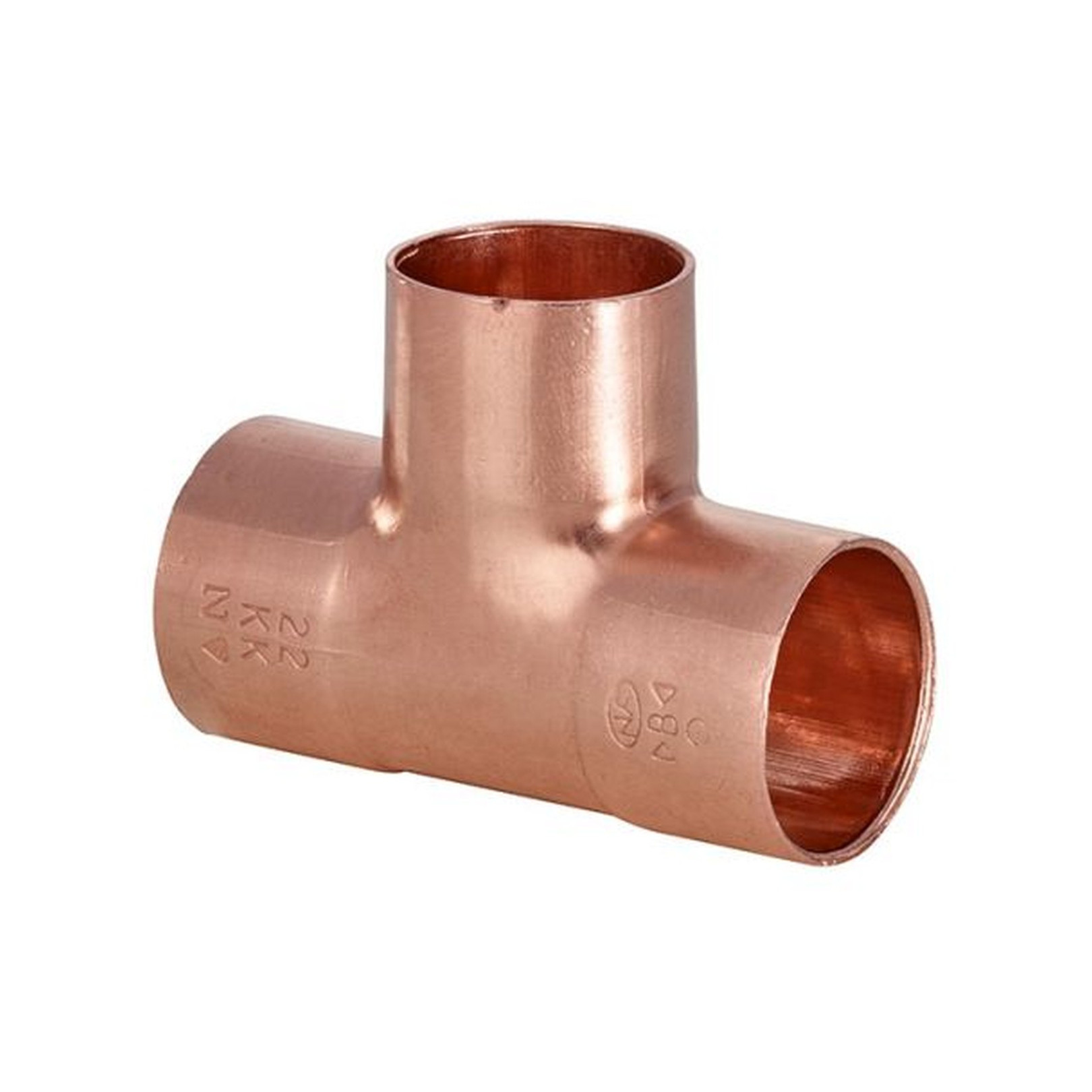 IBP T-Stück Serie5000 5130 15 mm Kupfer Innenlötende DVGW 5130 015015015