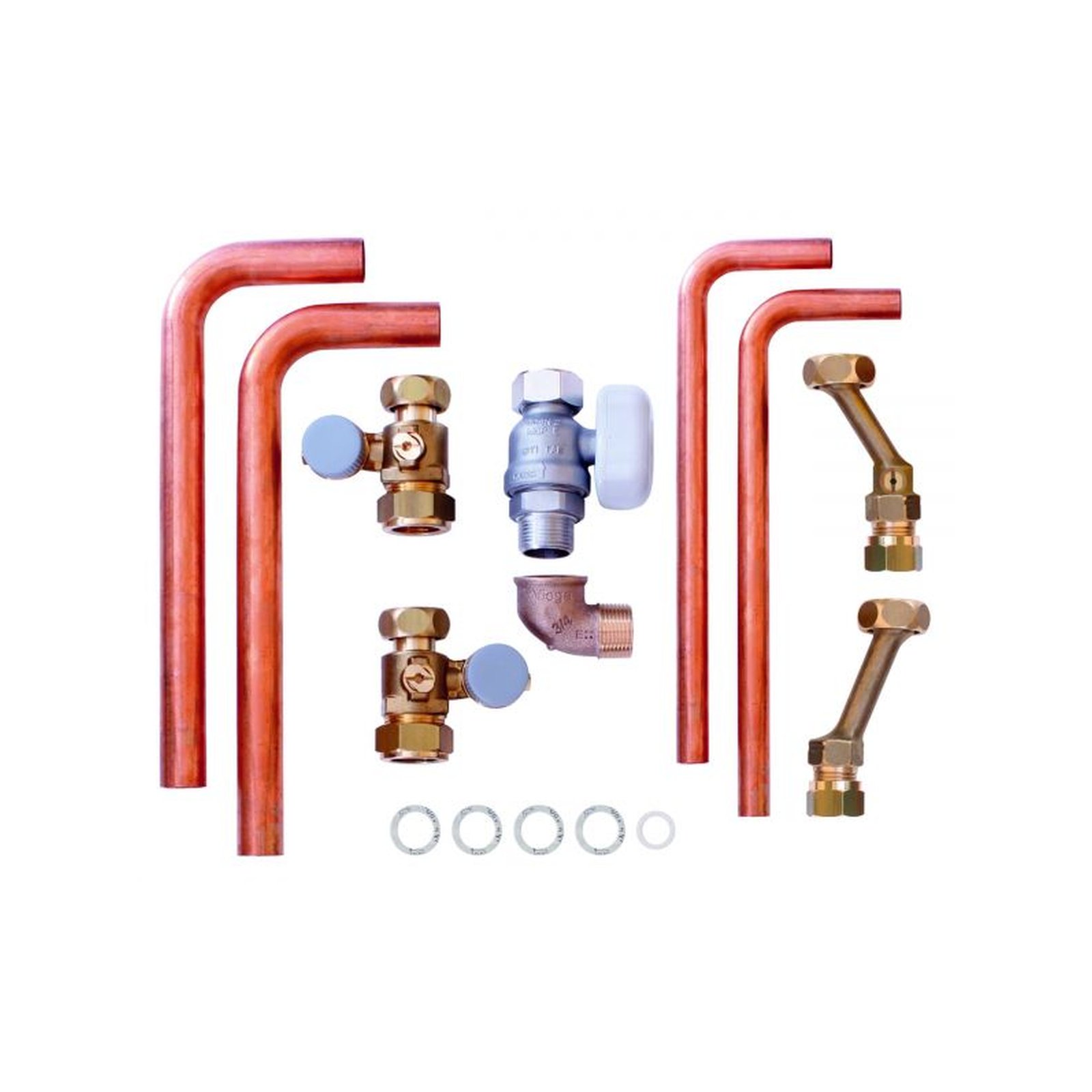 Vaillant Installations-Set VCW VCI Aufputz Unterputz Rohre kürzbar Heizungszubehör 0020201895