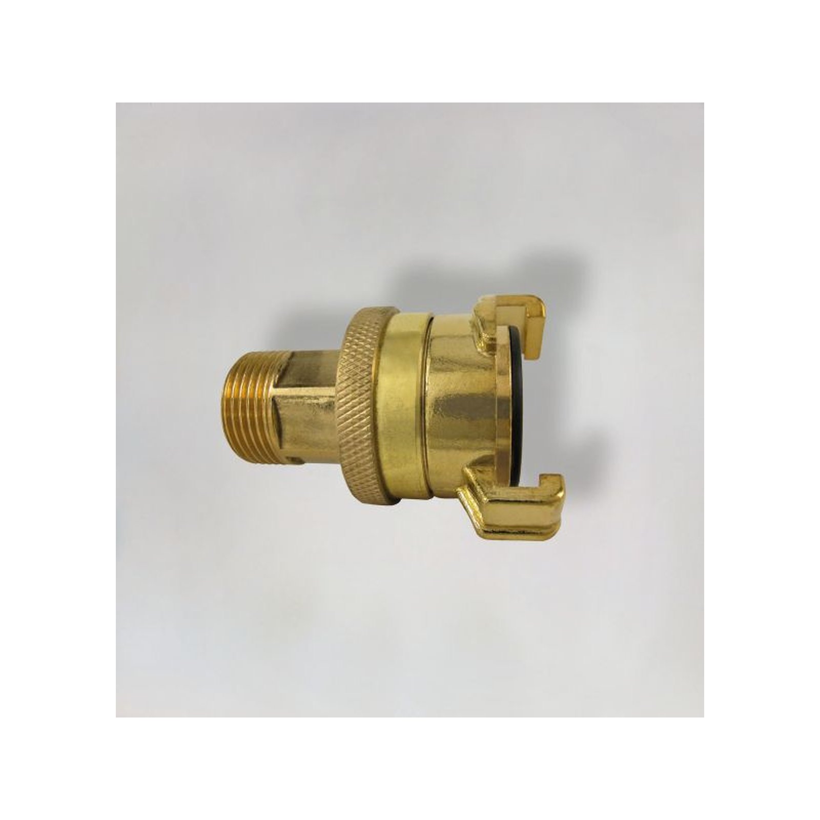 INDUSTRIE Schnellkupplung Messing ms-Saug-Hochdruck-Kupplung 3/4 Zoll Außengewinde Kontermutter Geka-kompatibel 33402