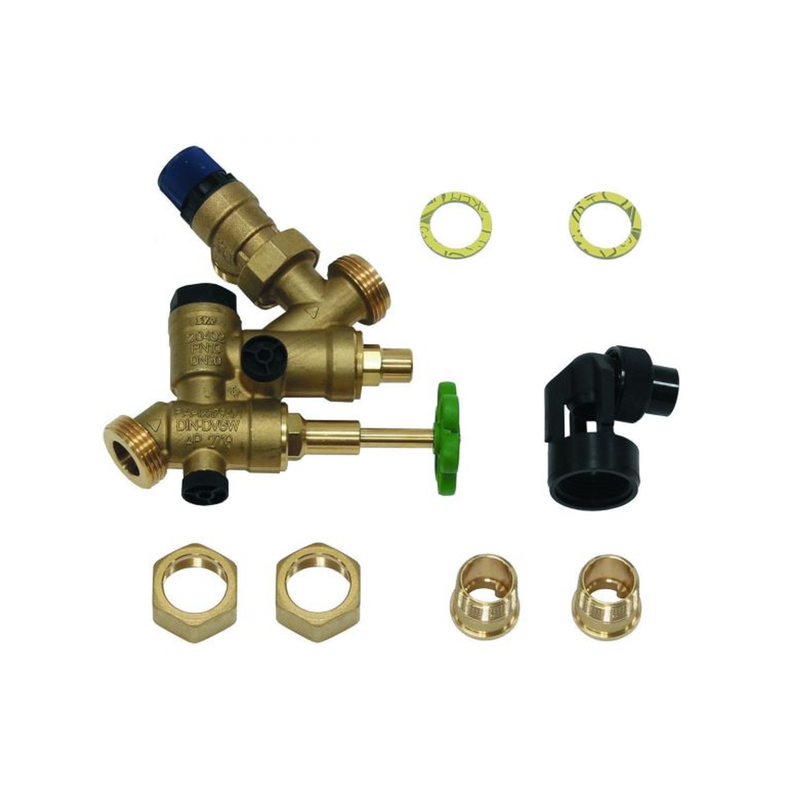 Vaillant Sicherheitsgruppe Speicher über 200 l 10 bar R 3/4 Sicherheitsventil Rückflussverhinderer 305827