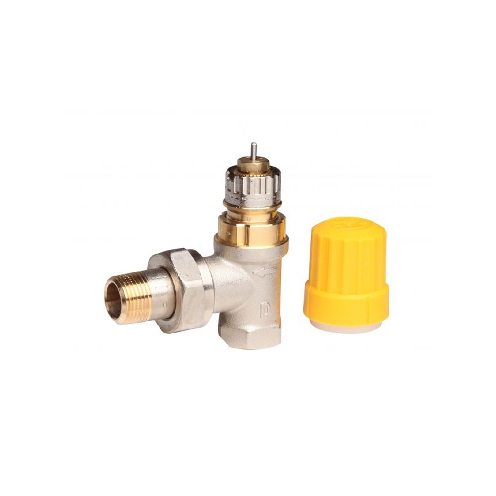 Danfoss Thermostatventil RA-UN10 Eckform DN10 3/8 voreinstellbar Messing vernickelt 013G3001