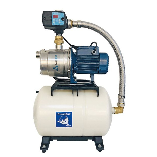 I-WATER Hauswasserwerk easyMatic 4-60 plus Edelstahlpumpe Druckregler 24L 61271