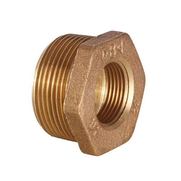 IBP Gewindefitting Nippel reduziert Serie 3000 3241 Rotguss 1-1-4-Zoll x 3-4-Zoll DVGW 3241 010006000