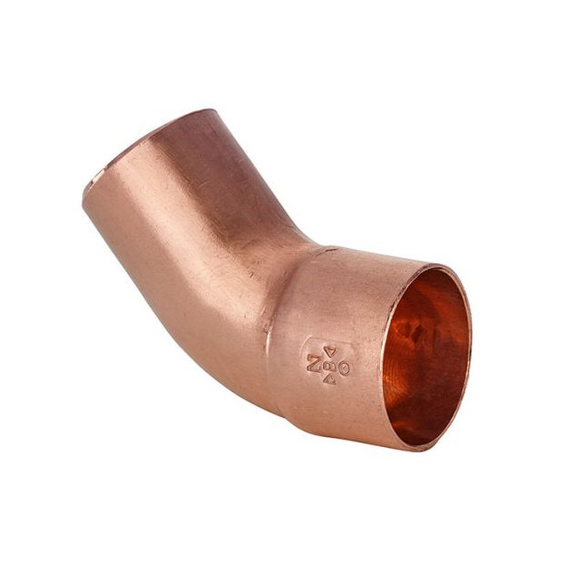 IBP Bogen 45 Grad Serie5000 5040 42 mm Innen-Aussenlötende Kupfer DVGW 5040 042000000