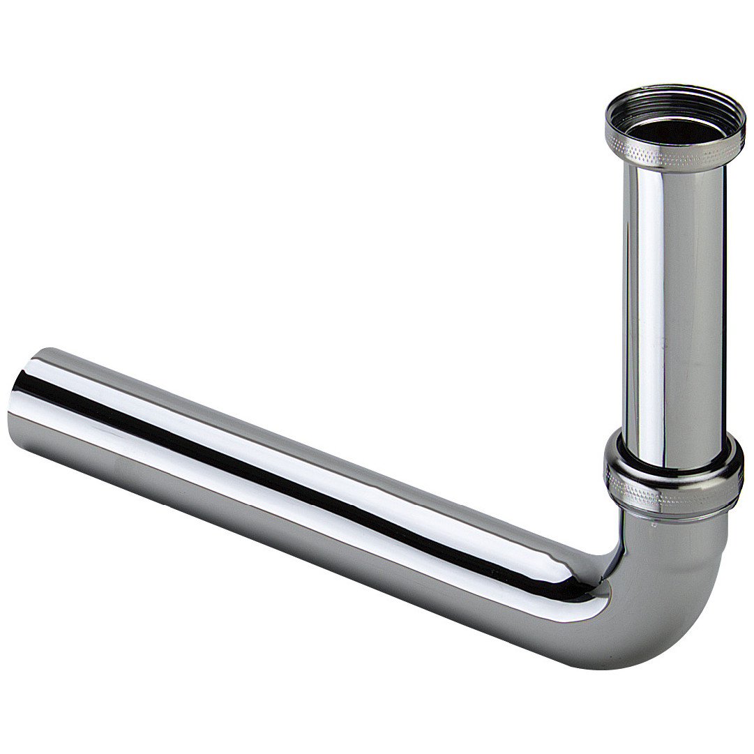 Viega Ablaufbogen 90Grad 5621 1-880 1 1/4 Zoll 32 mm 225 mm verchromt 119263
