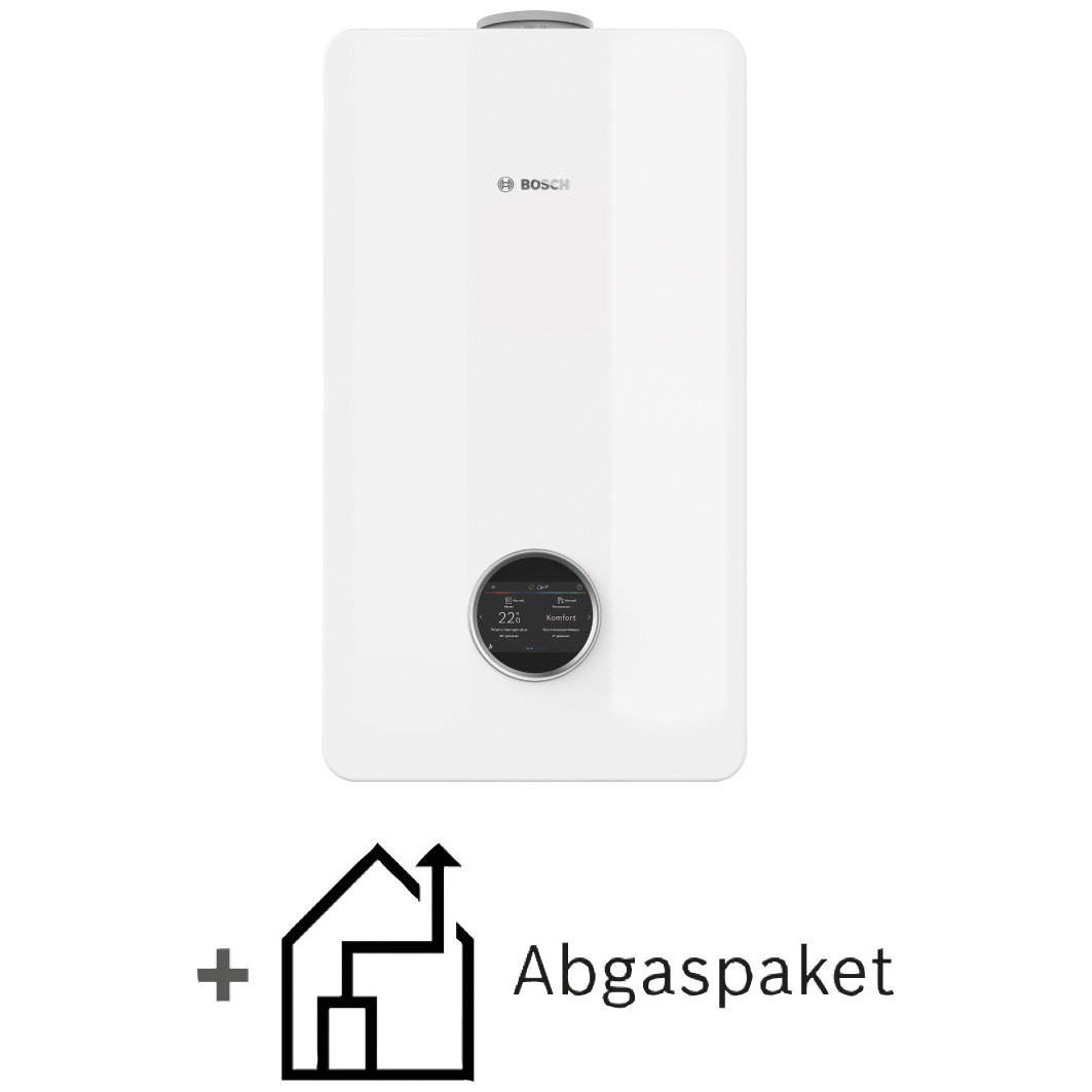 Bosch Gas-Brennwertgerät GC5800iW 24 P 23 Paket Abgaszubehör 7739620887