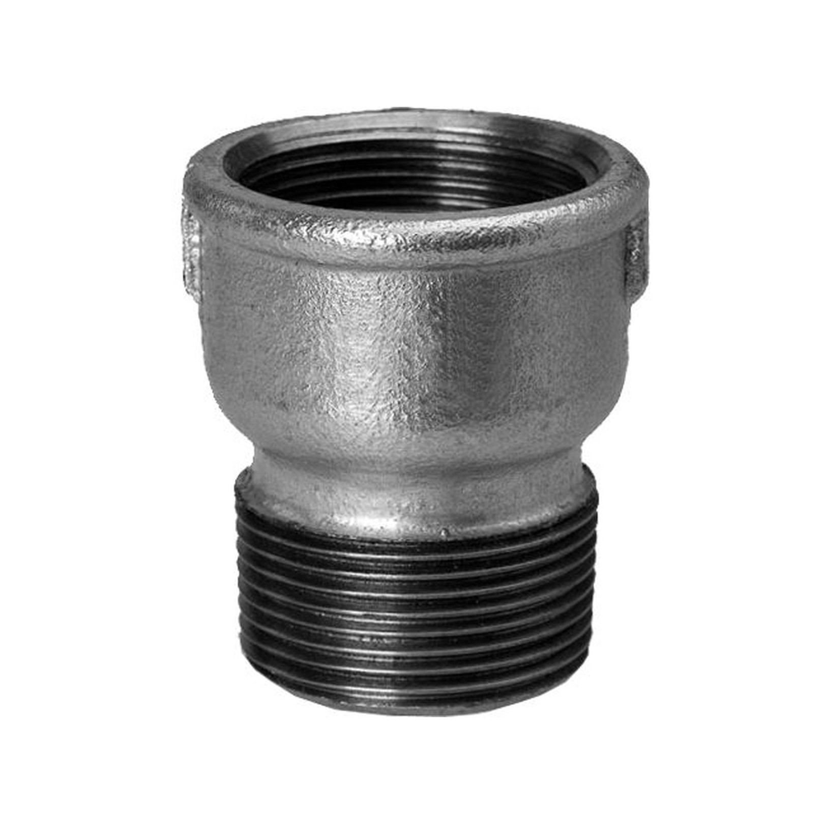 Schmidt Hermann Temperguss-Muffennippel Nr.246 3-4 x 1-2 Zoll verzinkt 13246010