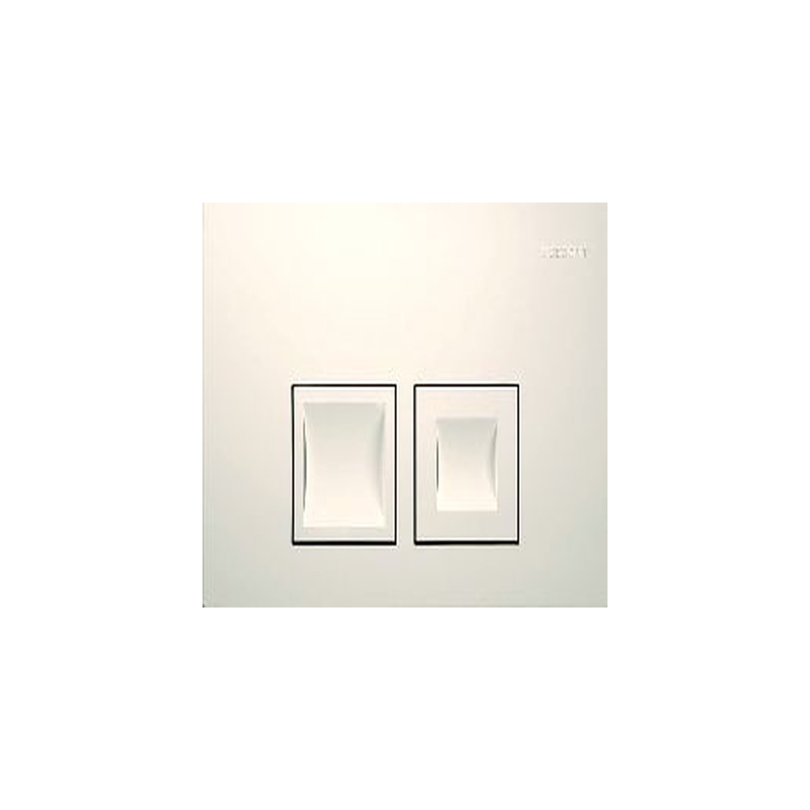 Geberit Betätigungsplatte Delta35 2-Mengen-Spülung weiß-alpin Kunststoff 115135115