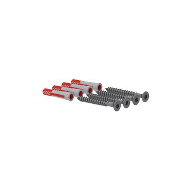 Normbau Befestigungsset Cavere Stützgriff Duschklappsitz SX12x60mm Edelstahl A2 7470030000