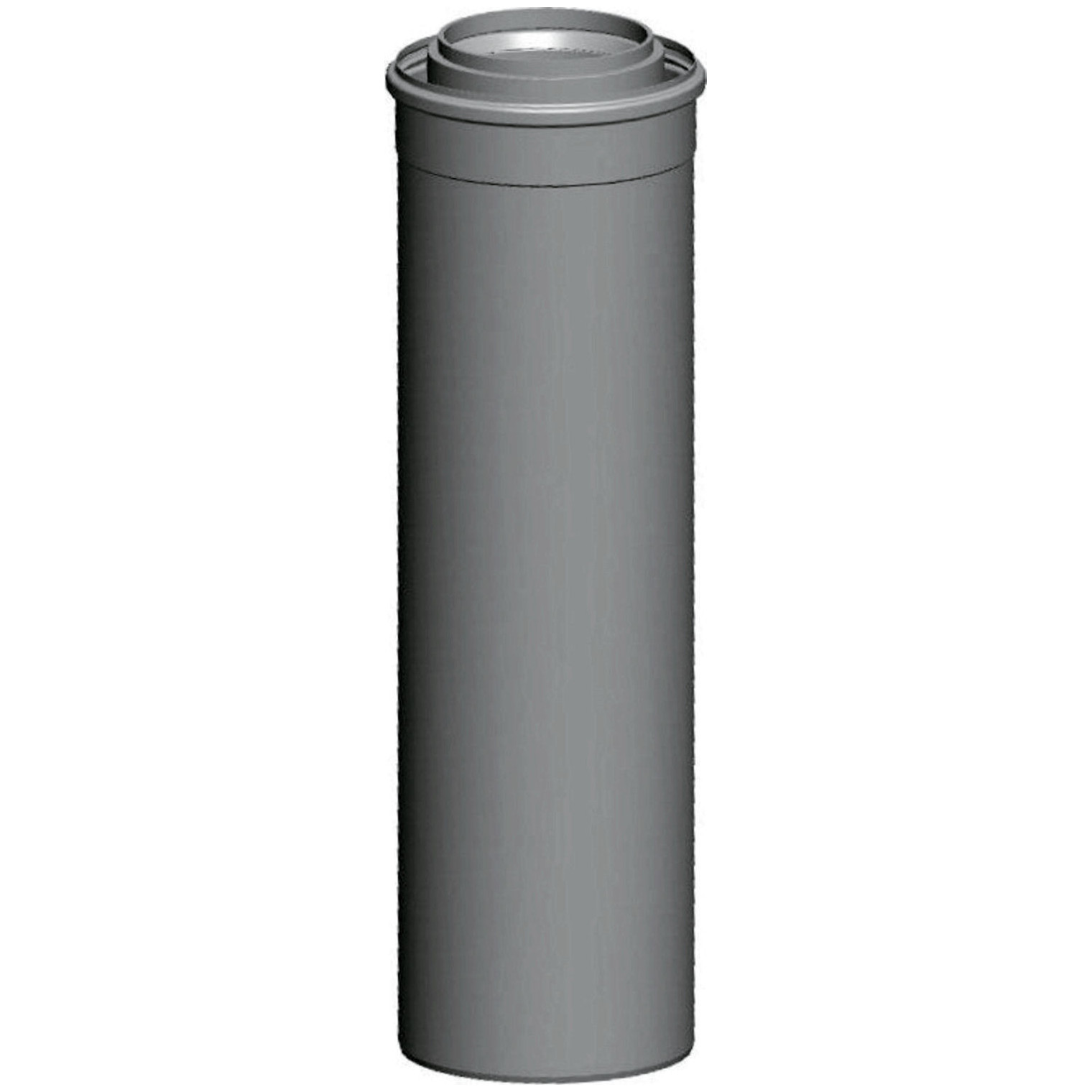 WOLF Luft-Abgasrohr konzentrisch DN110/160 2000mm steckbar weiß 2651542