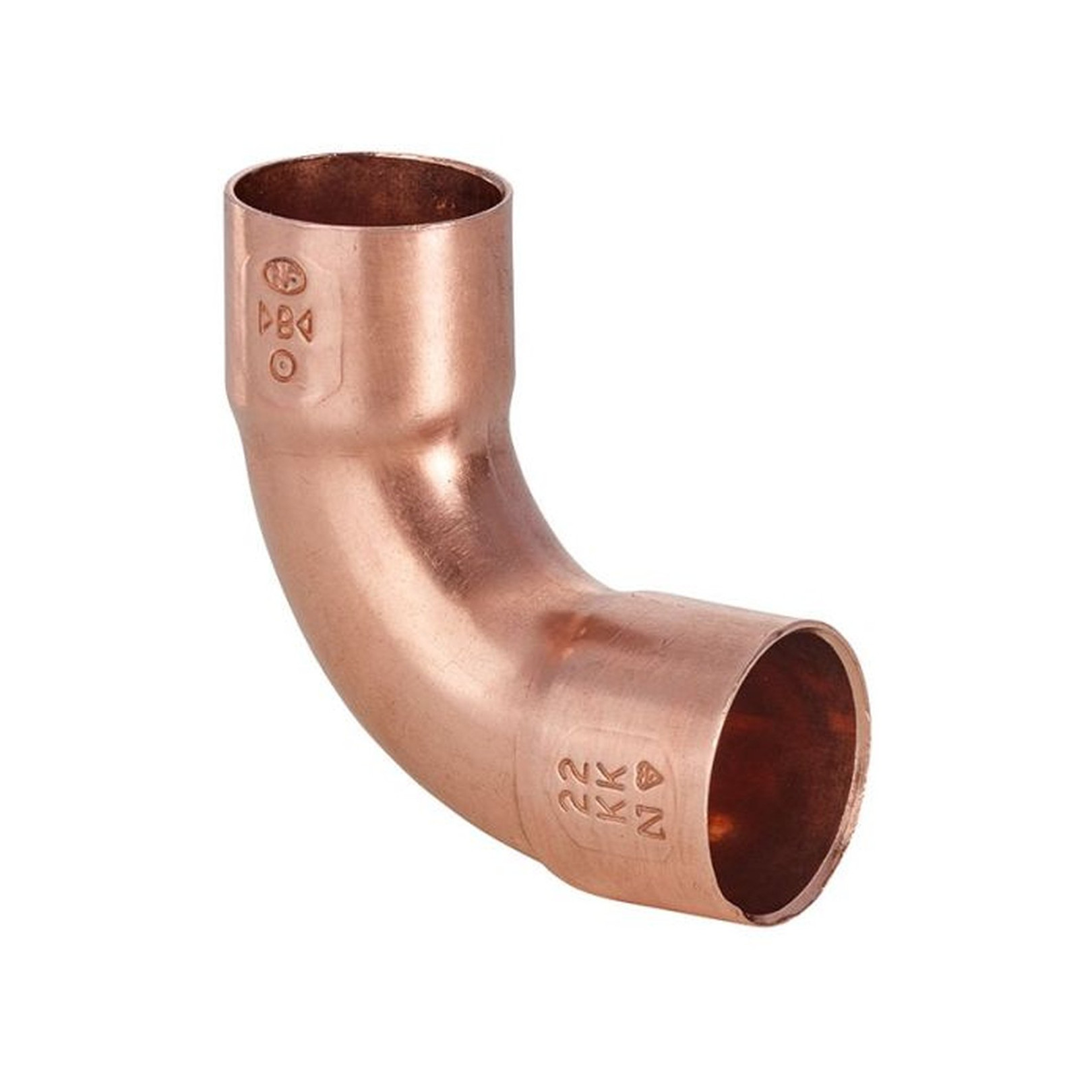 IBP B Serie5000 Bogen 90 Grad Kupfer Innenlötende 28 mm 5002A028000000