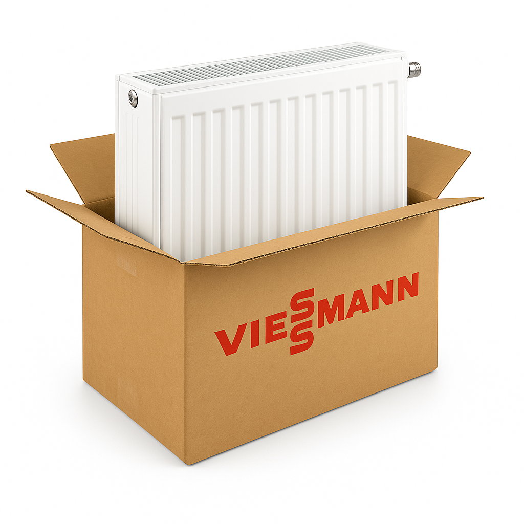 Viessmann Plan-Heizkörper Typ 20 H500xB800xT70 Anschluss links Ventil links Vitoset 7734583