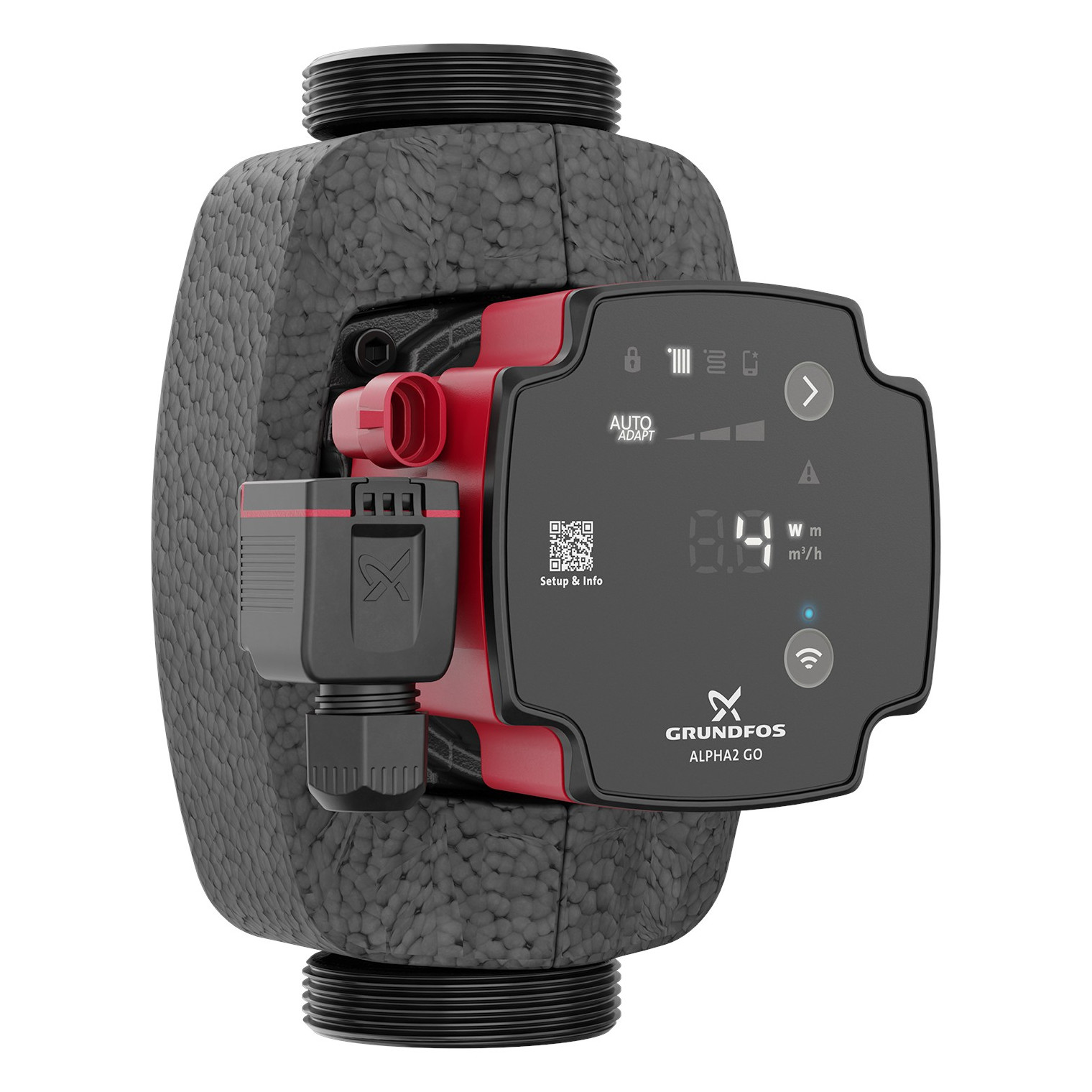 Grundfos Heizungspumpe ALPHA2 GO 32-40 180 Hocheffizienz Nassläufer PWM 93074246