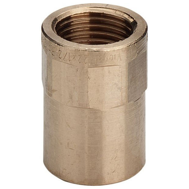 Viega Rotguss Uebergangsmuffe 94270 G 10x1-4 Lötanschluss Rp-Gewinde Mehrkant 118976