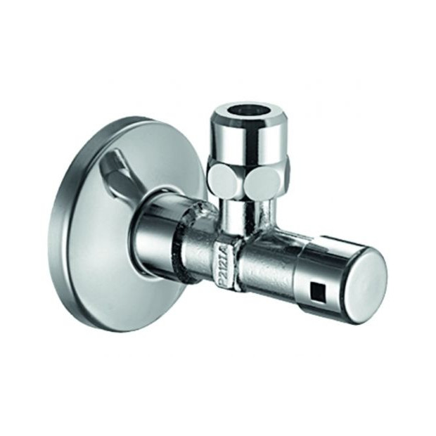 SCHELL Eckventil regulierbar gesicherte Betätigung ASAG 1-2 Zoll chrom DN15 G1-2 AG x DN10 G3-8 AG 049450699