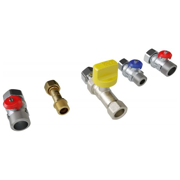 BOSCH Installationszubehoer HW-SetBCV-1 Horizontaler Anschlusssatz GC5700iWT Absperrhahn Gashahn 7716780441