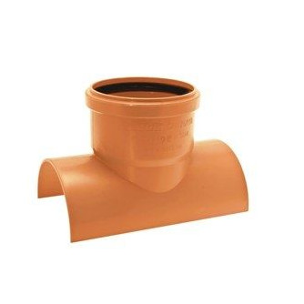 AIRFIT Klebeabzweig 90 Grad DN 125 110 PVC-U Rohrsystem Kabelbinder 130110KA