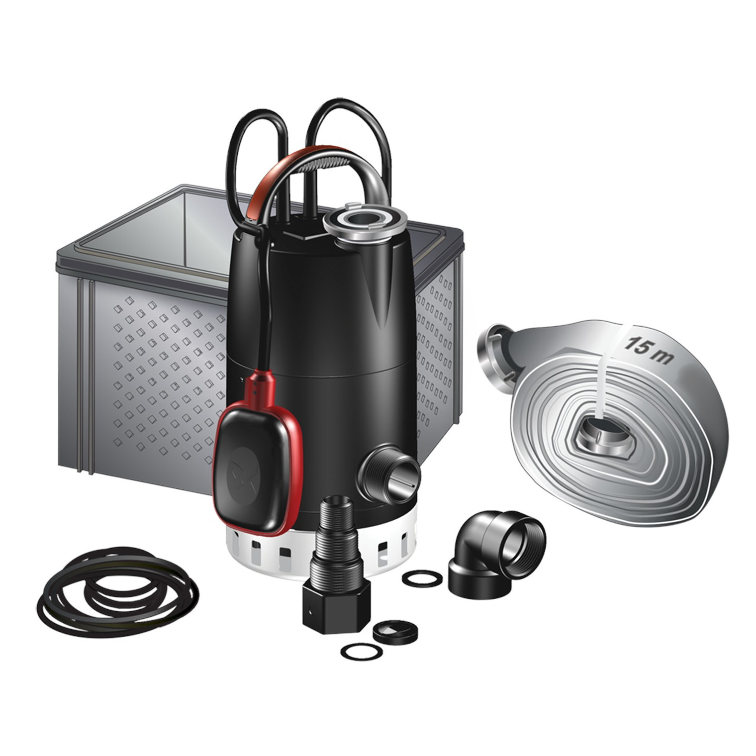 Grundfos Multibox UNILIFT CC7-A1 1x230V 0,38kW 10m Kabel 97519841