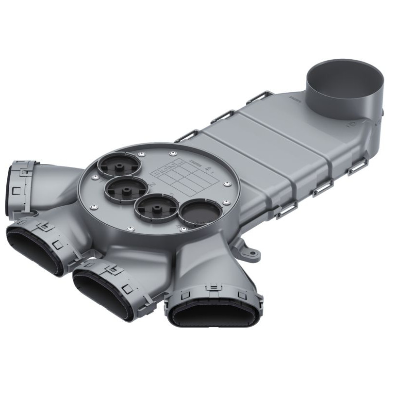 Stiebel Eltron Luftverteilsystem LVE VT 4 Kunststoff 4 Anschlüsse Revisionsdeckel 231126