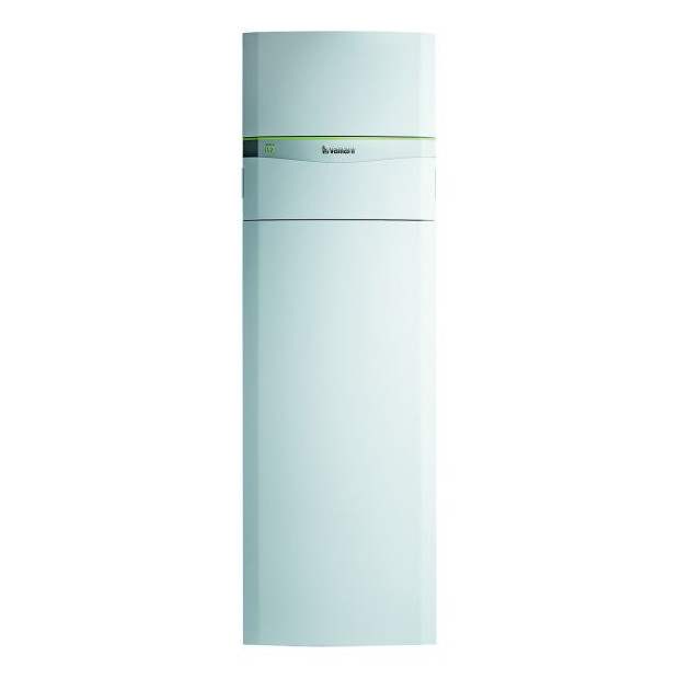 Vaillant Heizungswaermepumpe flexoCOMPACT exclusive VWF 88-4 Sole 8-9 kW Edelstahl Warmwasserspeicher 0010030750