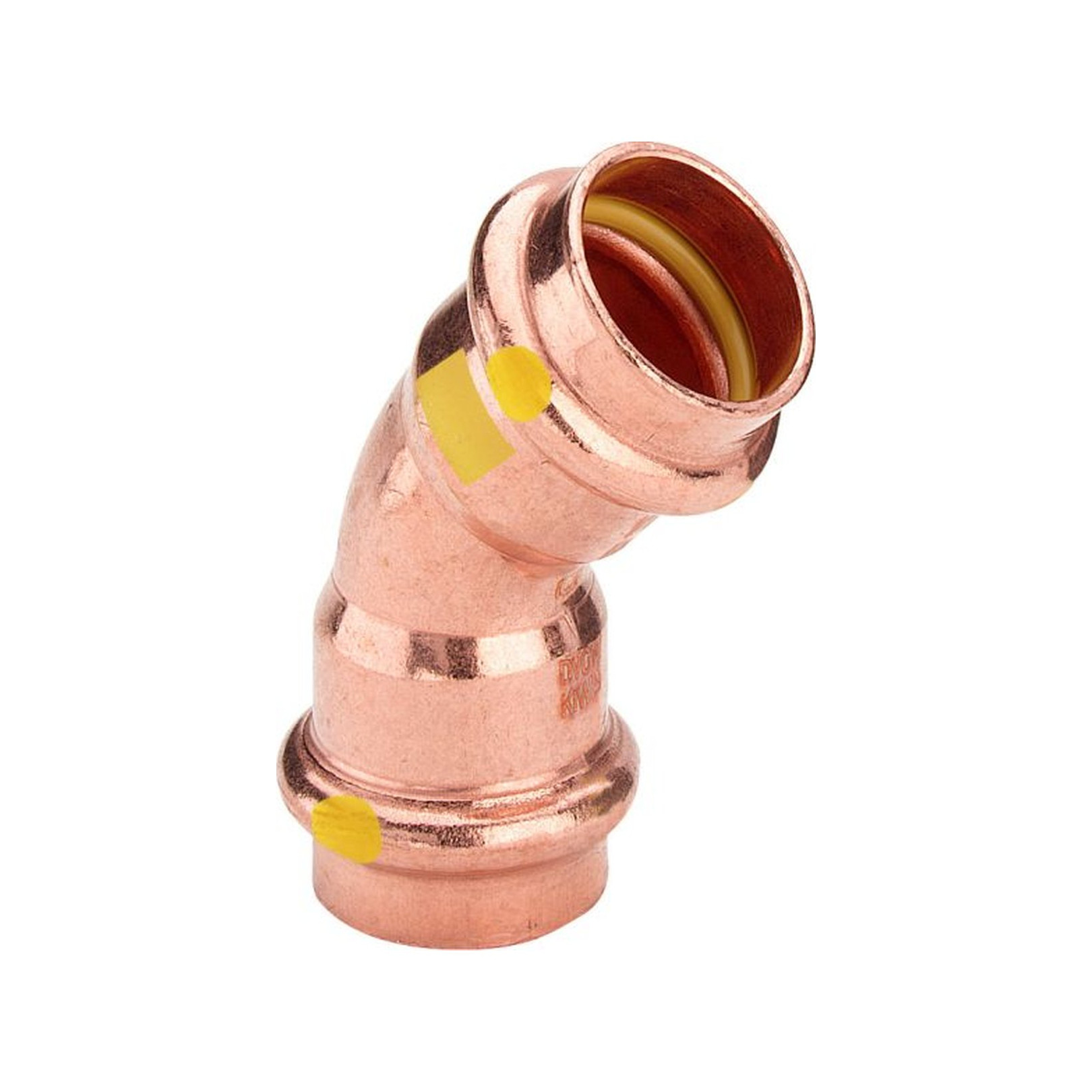 Viega Profipress G 2626 Bogen 42mm 45 Grad Kupfer Gas 345655