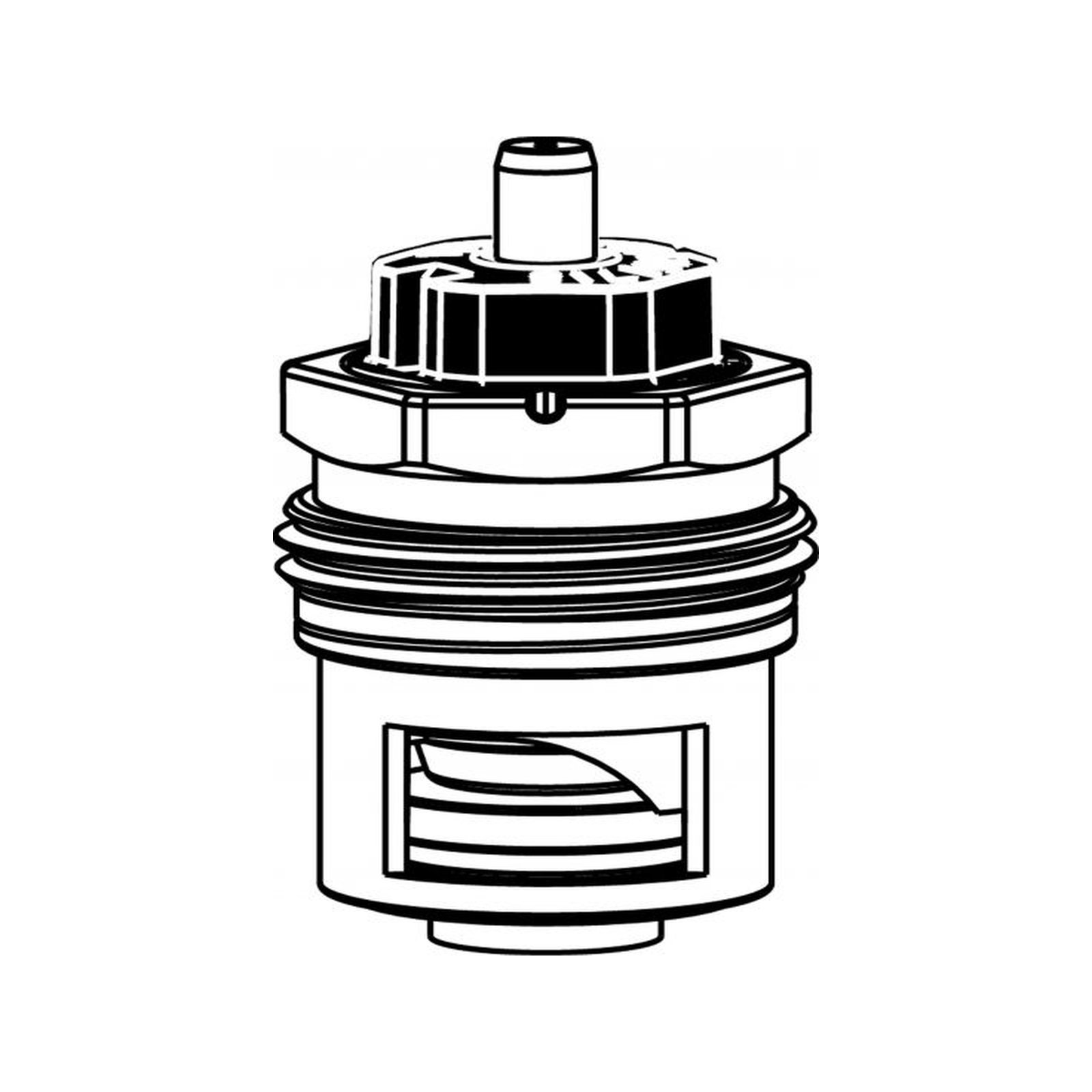 Heimeier Thermostat-Oberteil V-exact II Umrüstoberteil DN 10 15 20 stufenlose Voreinstellung 3700-24.300