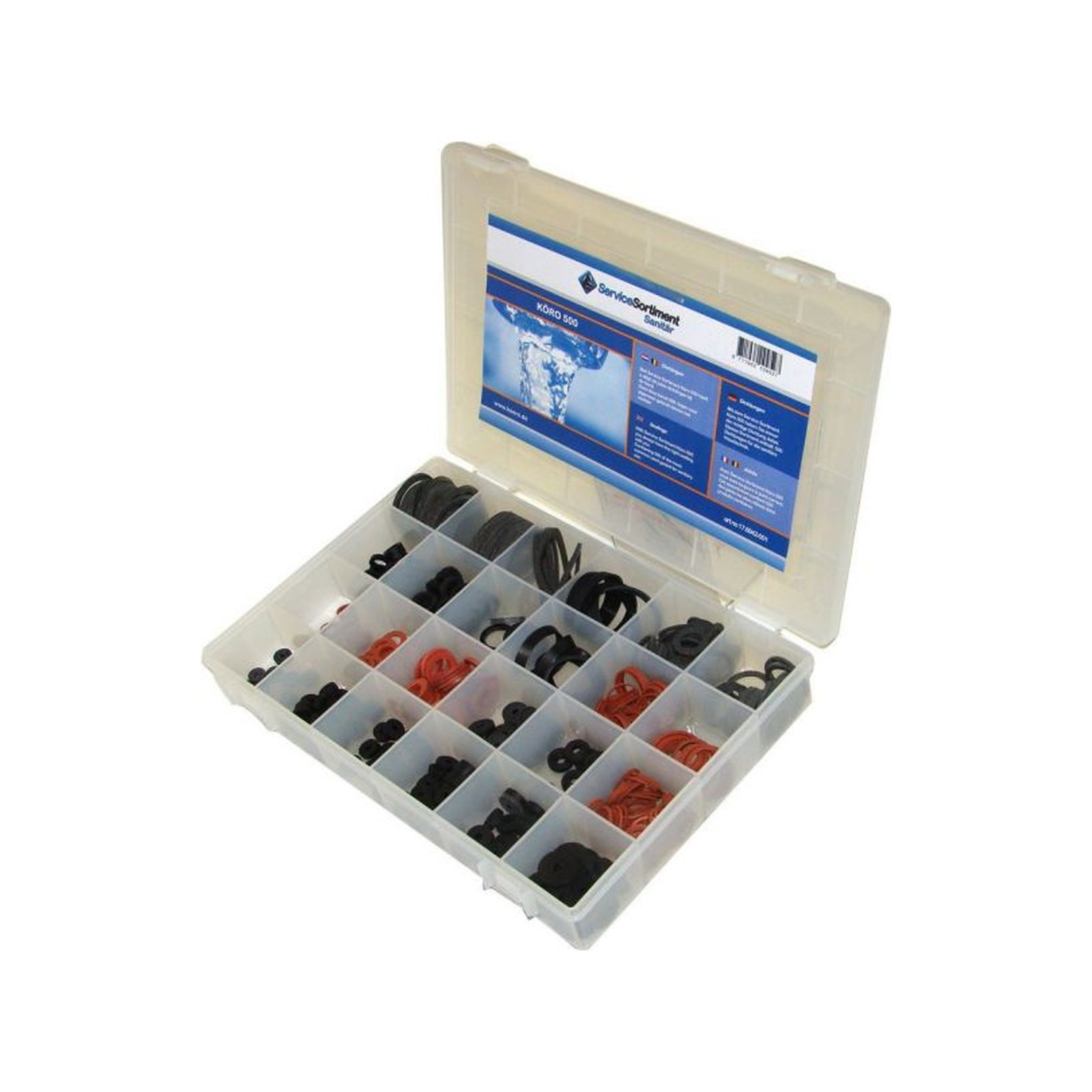 Köro Dichtungs-Sortiment 500 gebraeuchliche Dichtungen Kasten 176942001