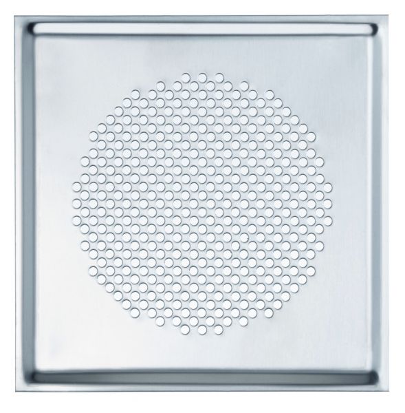 Zehnder Designgitter ComfoGrid Venezia DN125 160x160mm Edelstahl Filter 990322089