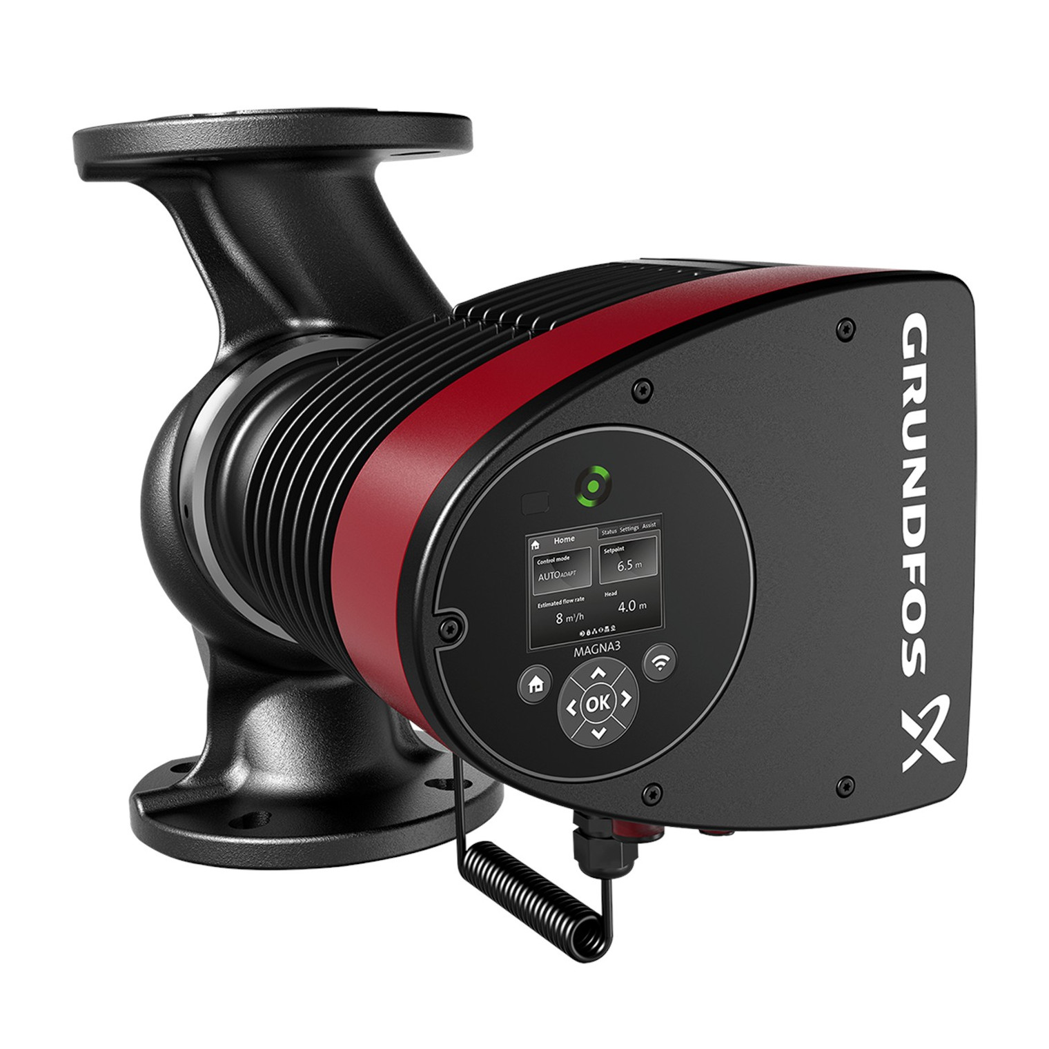 Grundfos Umwälzpumpe MAGNA3 50-120F PN6-10 280mm 1x230V elektronisch geregelt 97924663