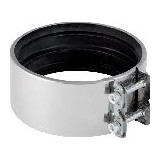 Geberit Übergangsspannverbinder Edelstahl DN125 d125mm d1-131-135mm 359444002