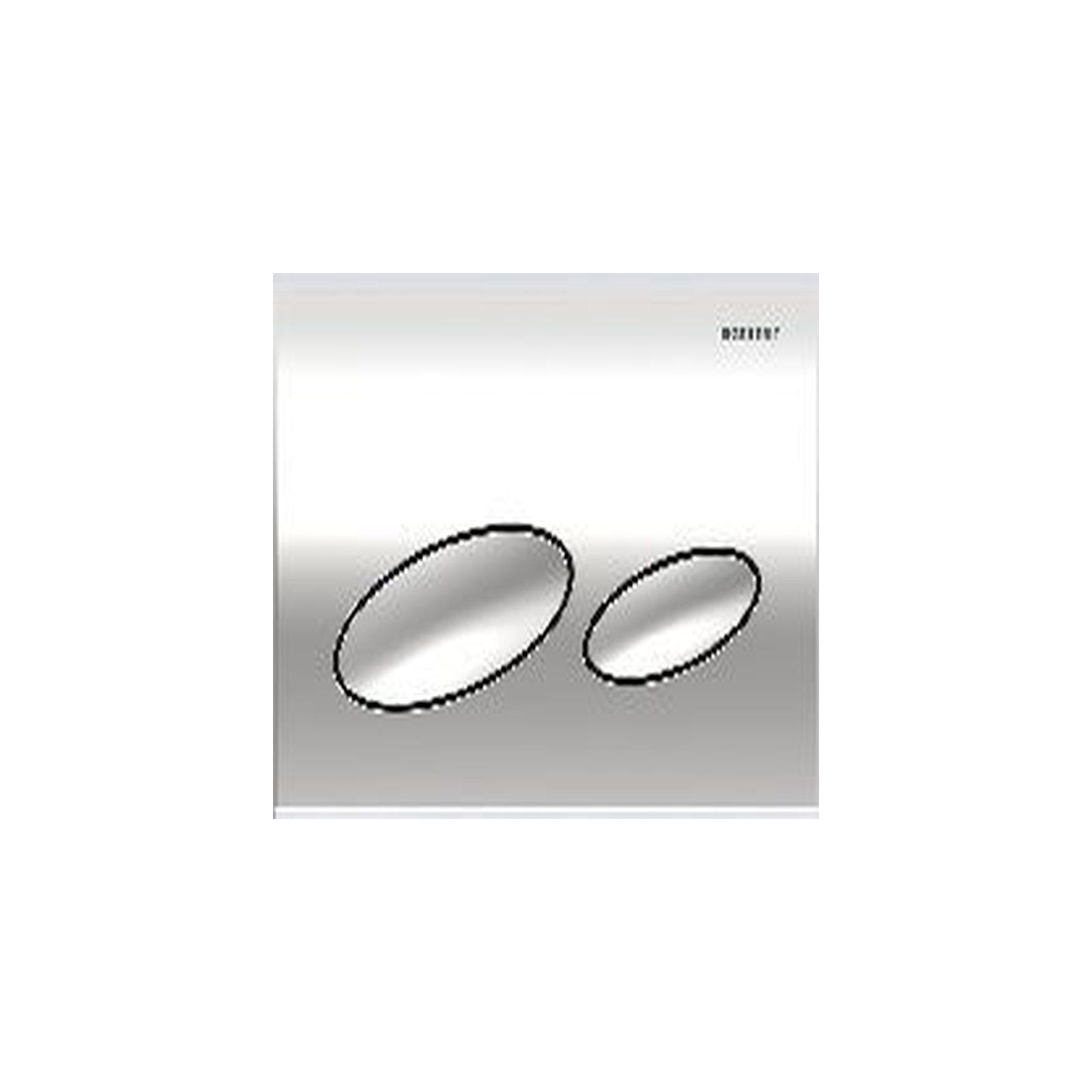 Geberit Betätigungsplatte Kappa20 2-Mengen-Spülung glanzverchromt Kunststoff 115228211