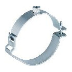 Geberit Rohrschelle verzinkt DN 90 Gewindemuffe M10 verstellbar Stahl 366843002