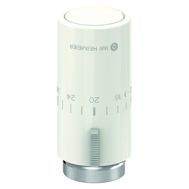 IMI HYDRONIC Thermostatkopf Halo Nullstellung weiss flüssigkeitsgefüllt Einstellskala 7550-00.500