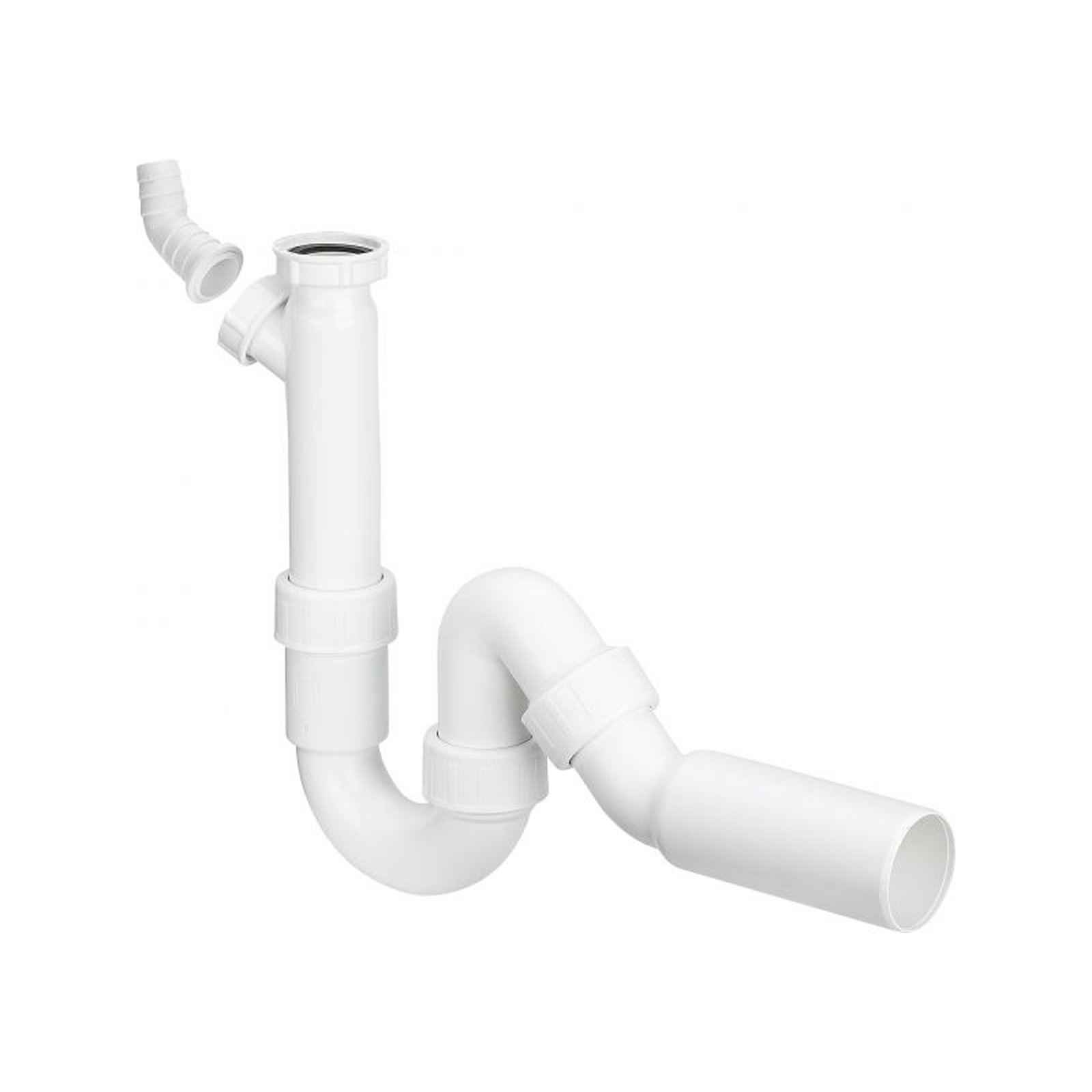 Viega Röhrengeruchsverschluss 7985.30 1 1/2x50mm Kunststoff 45Grad Abwasserschlauchanschluss 101206