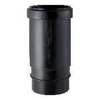 Geberit PE Langmuffe DN 125 Doppelbund Schutzdeckel EPDM Dichtung PE-HD 368700161