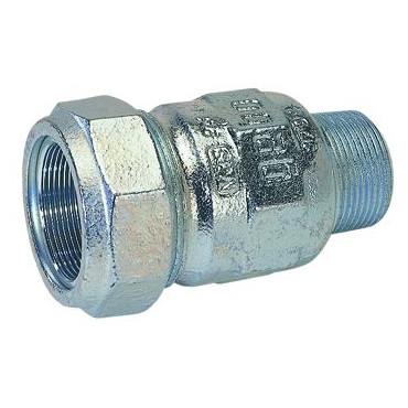 Gebo Temperguss-Klemmverbinder AG Typ A 2 Zoll DN50 Gas PN4 Wasser PN16 NBR verzinkt 01.150.00.06