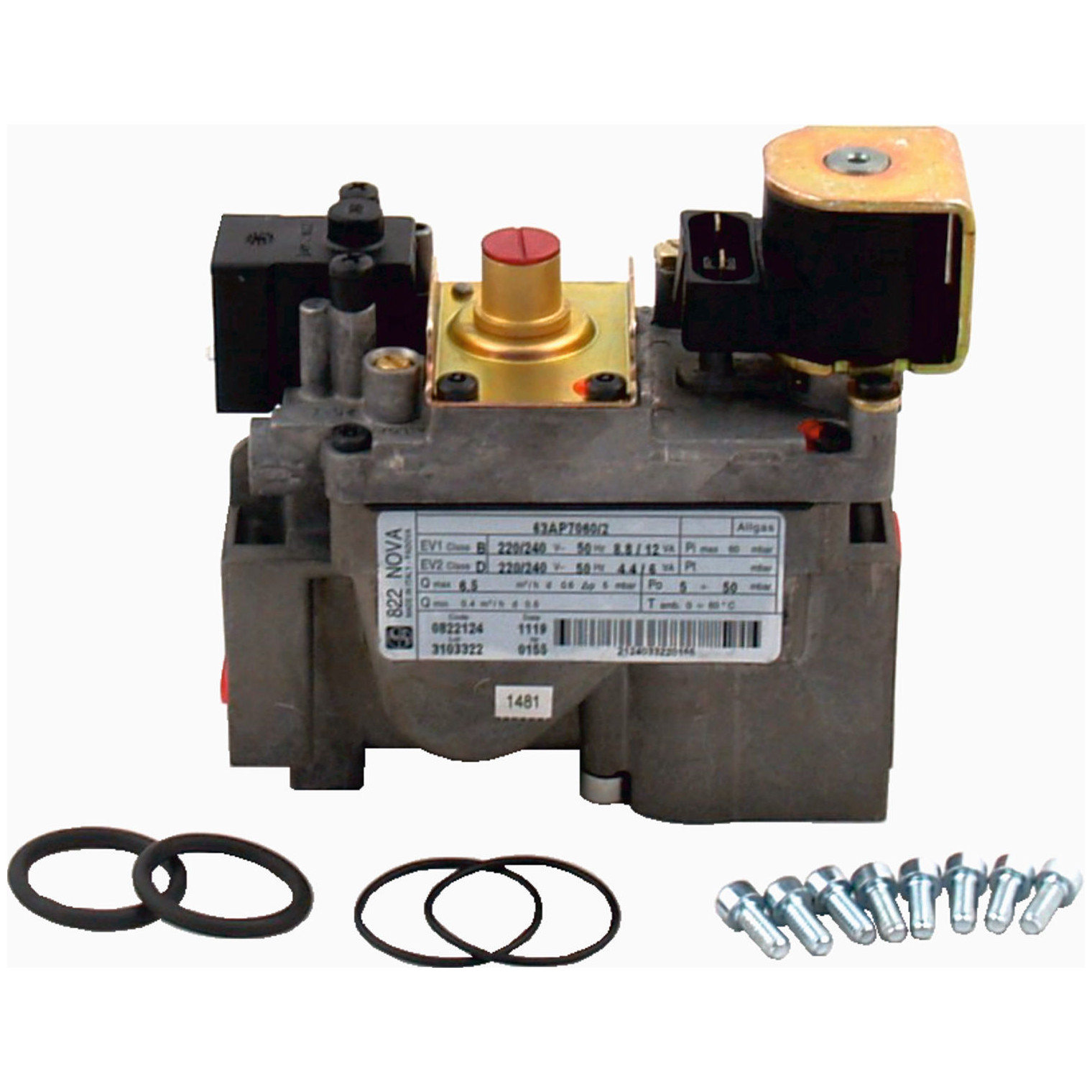 WOLF Gaskombiventil SIT822 NG-30E-72 Austausch BM-Ventil 8700181 8700180 Hersteller-Artikelnummer 8902449
