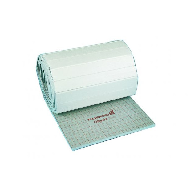 Purmo Objekt line Dämmrolle FBMC3251001200G EPS T DES sm WLG 045 Deckschicht Linienraster
