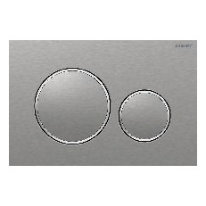 Geberit Betätigungsplatte Sigma20 2-Mengen-Spülung Edelstahl gebürstet poliert 115882SN1