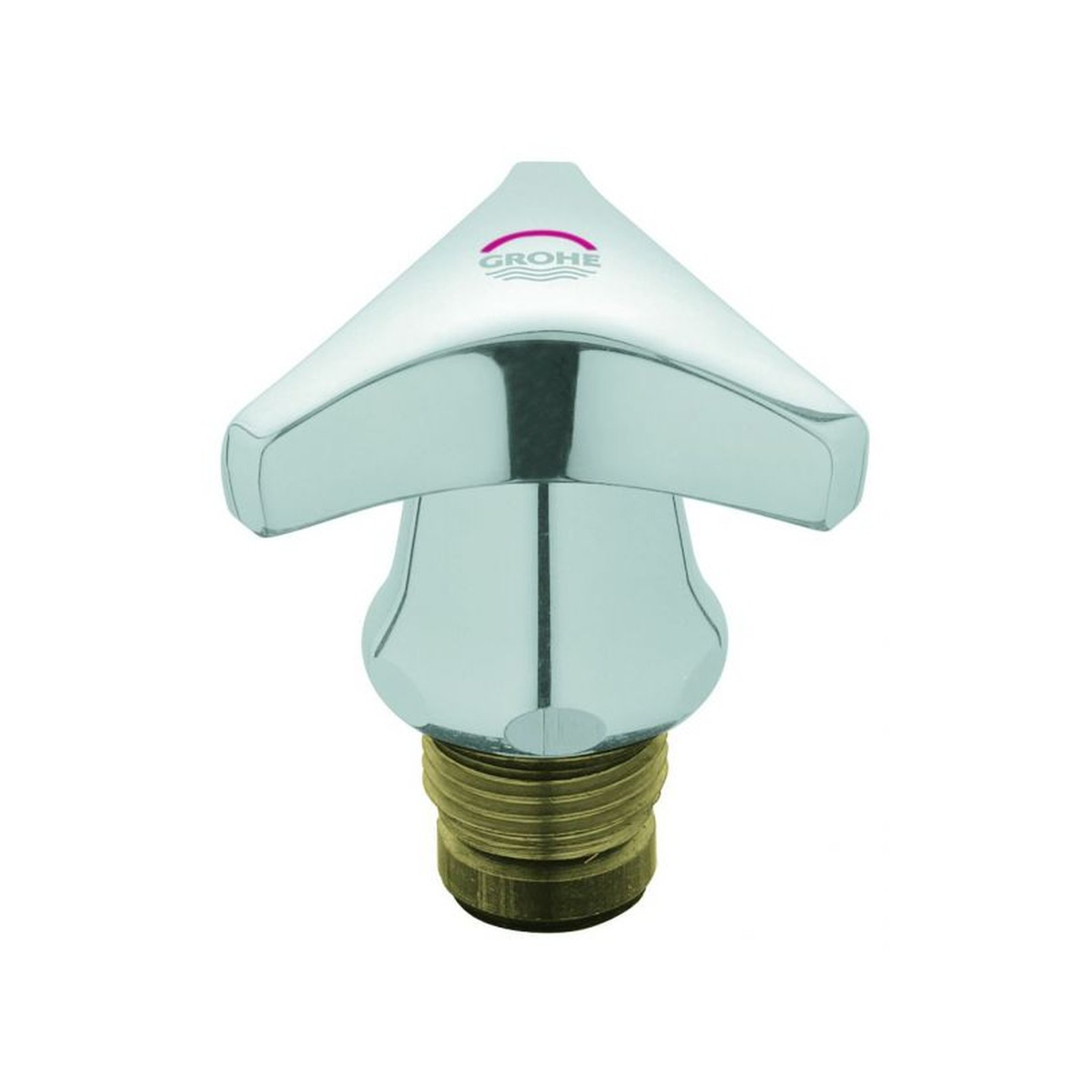 GROHE Oberteil 45969 Trecorn Griff Markierung rot 1/2 Zoll chrom Long-Life Shine 45969000